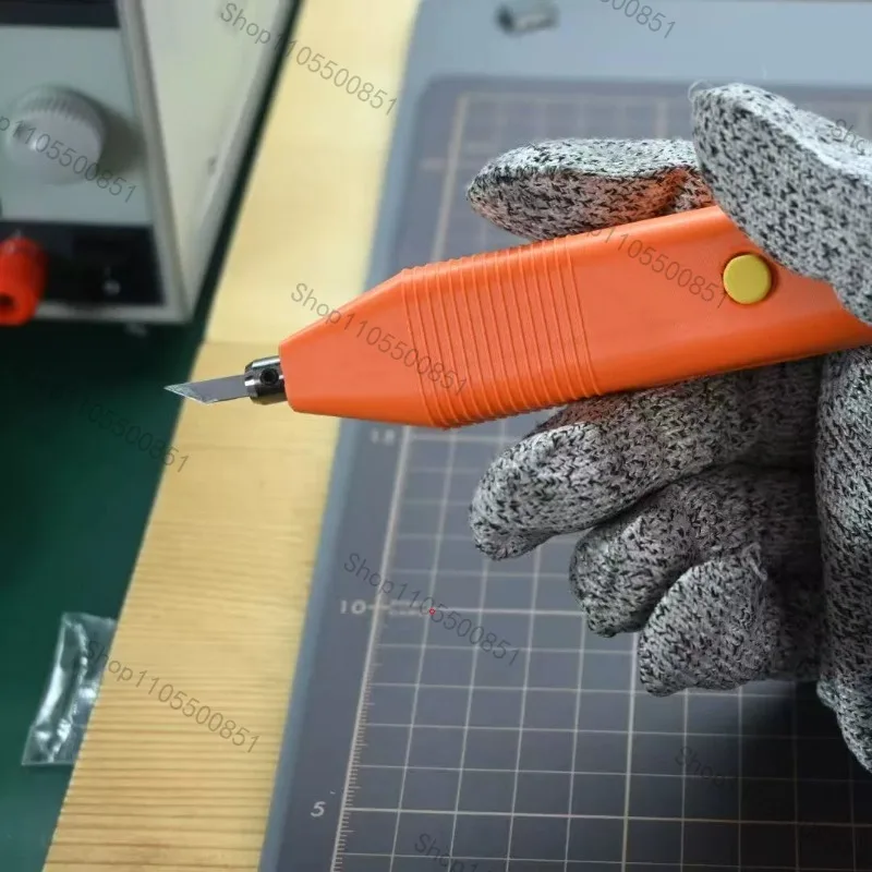 30W Ultrasonic Cutting Knife – Premium Handheld Cutter 3D Prints, Wood, Plastic & PCB (with 5 Blades & PD Fast)