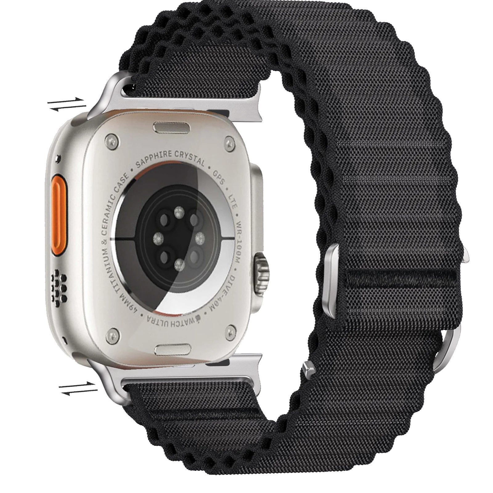 Nylon-Uhrenarmband für Apple Watch Band Ultra 2 49 45 44 42 mm Sportarmband iWatch Zubehör Serie 3 5 SE 7 9 10