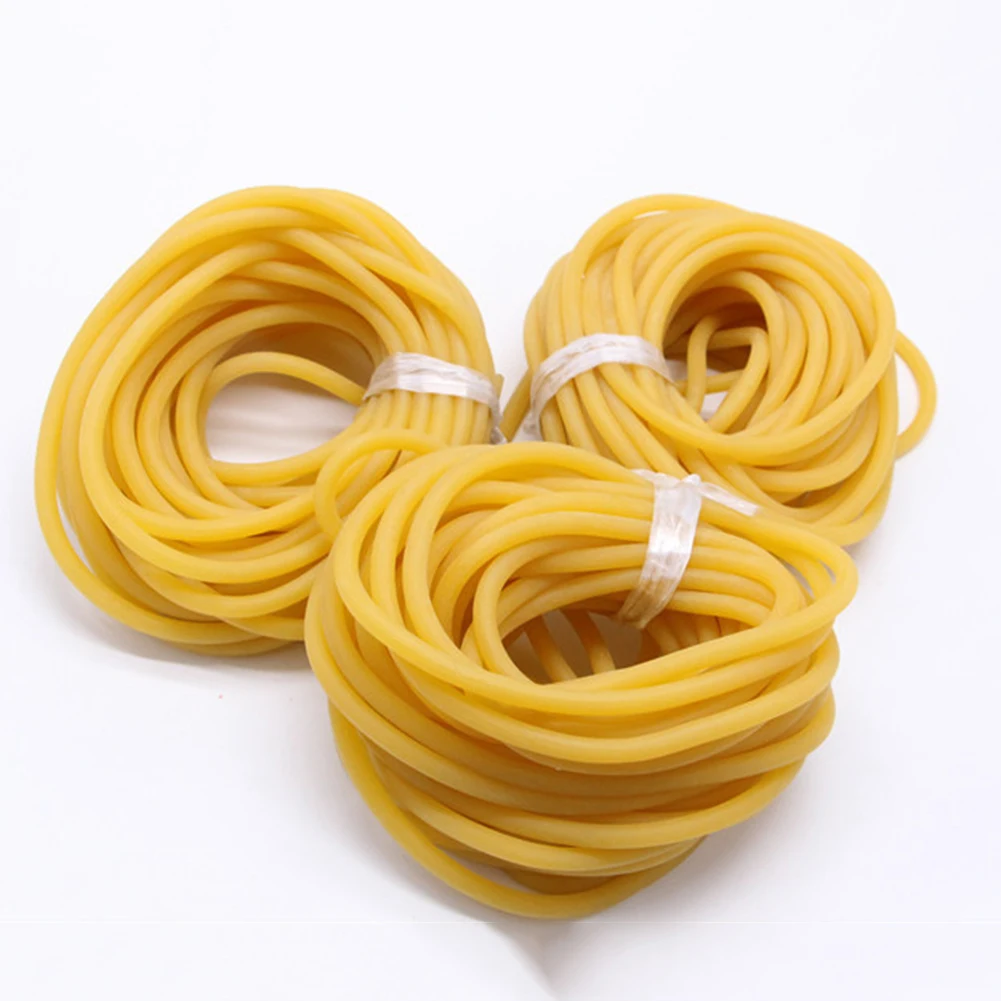 1-10M Natural Rubber Elastic Solid Latex Equipment Outdoor Hunting Tourniquet Catapults Elastic Band Slingshots Latex Bow Parts