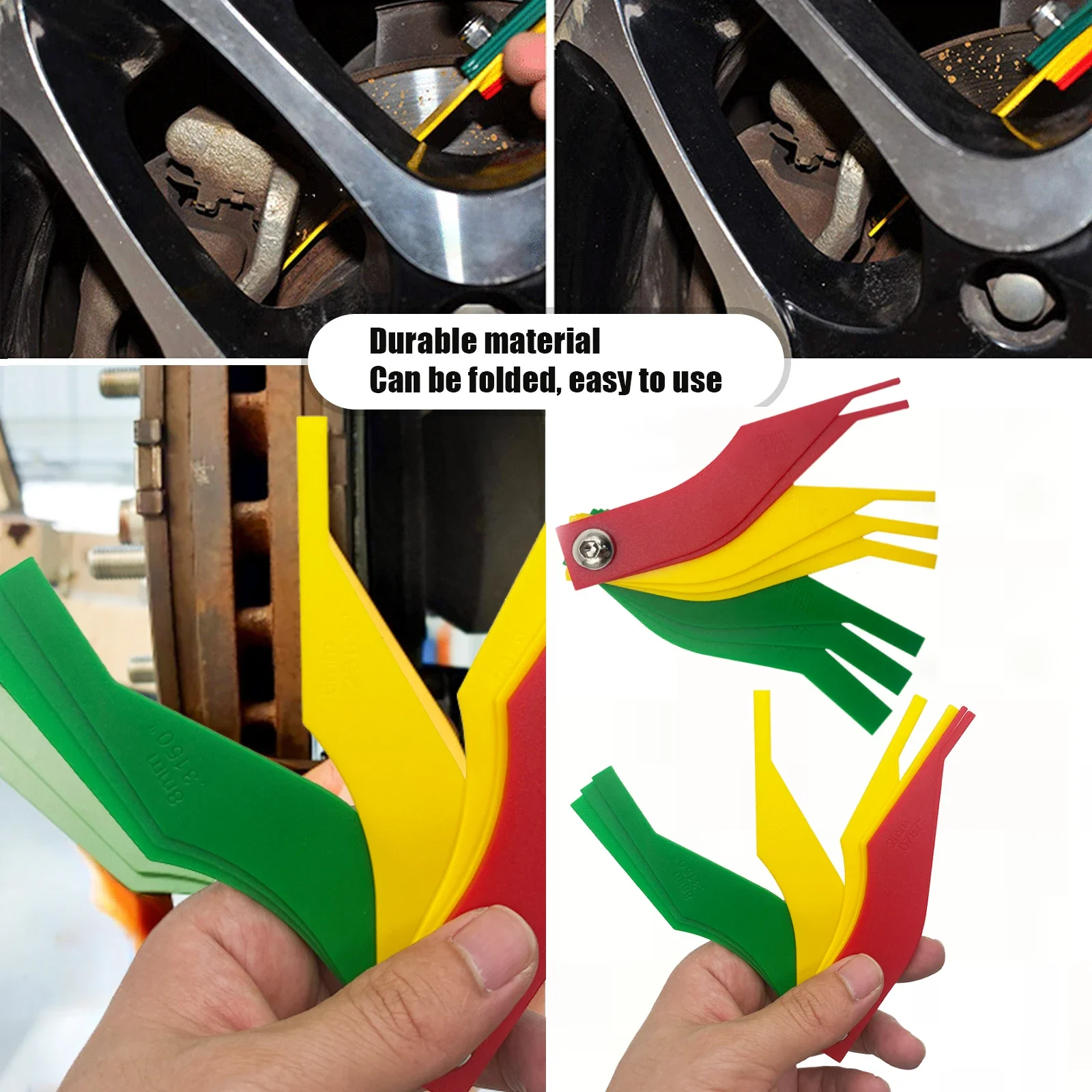 Universal Automotive Brake Pad Thickness Gauge Brake Pad Measure Ruler Test Tool Brake Diagnostic Tool Tester Car Accessories image 5