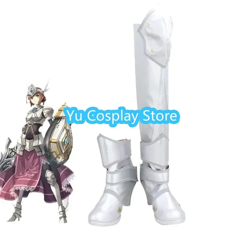 

Yu-Cosplay Dubarry Cosplay Shoes PU Leather Shoes Halloween Carnival Boots Cosplay Prop Custom Made
