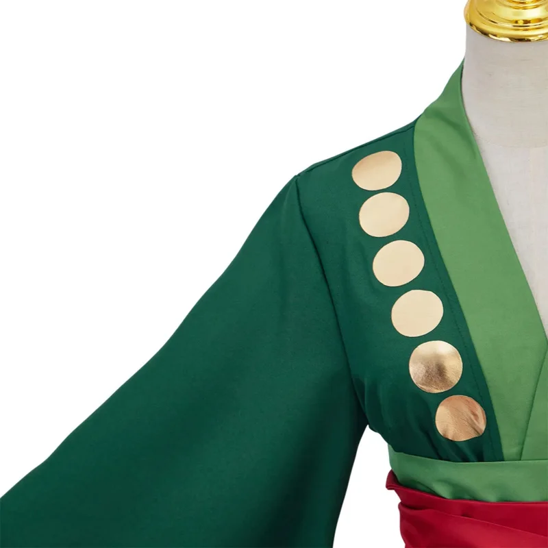 Costume Cosplay de Roronoa Zoro pour Fille, Robe Lolita, Tenues d'Halloween, Carnaval, Trempé