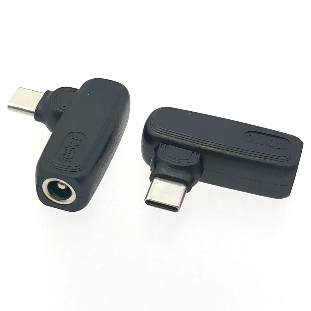 1pc 100W DC 5.5*2.1 5.5*2.5 Female To USB Type C Plug Universal Laptop Charger Converter PD Power Adapter Connector For Lenovo H