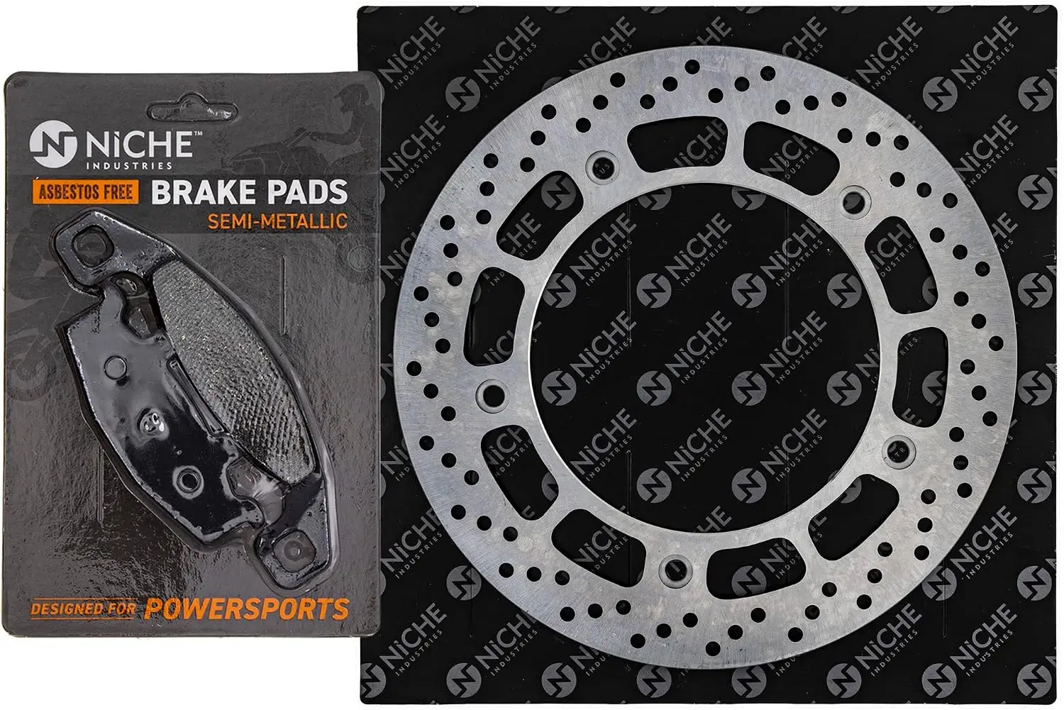 Front Left Brake Rotor Pad Kit For Semi Metallic Suzuki 59221-45C00