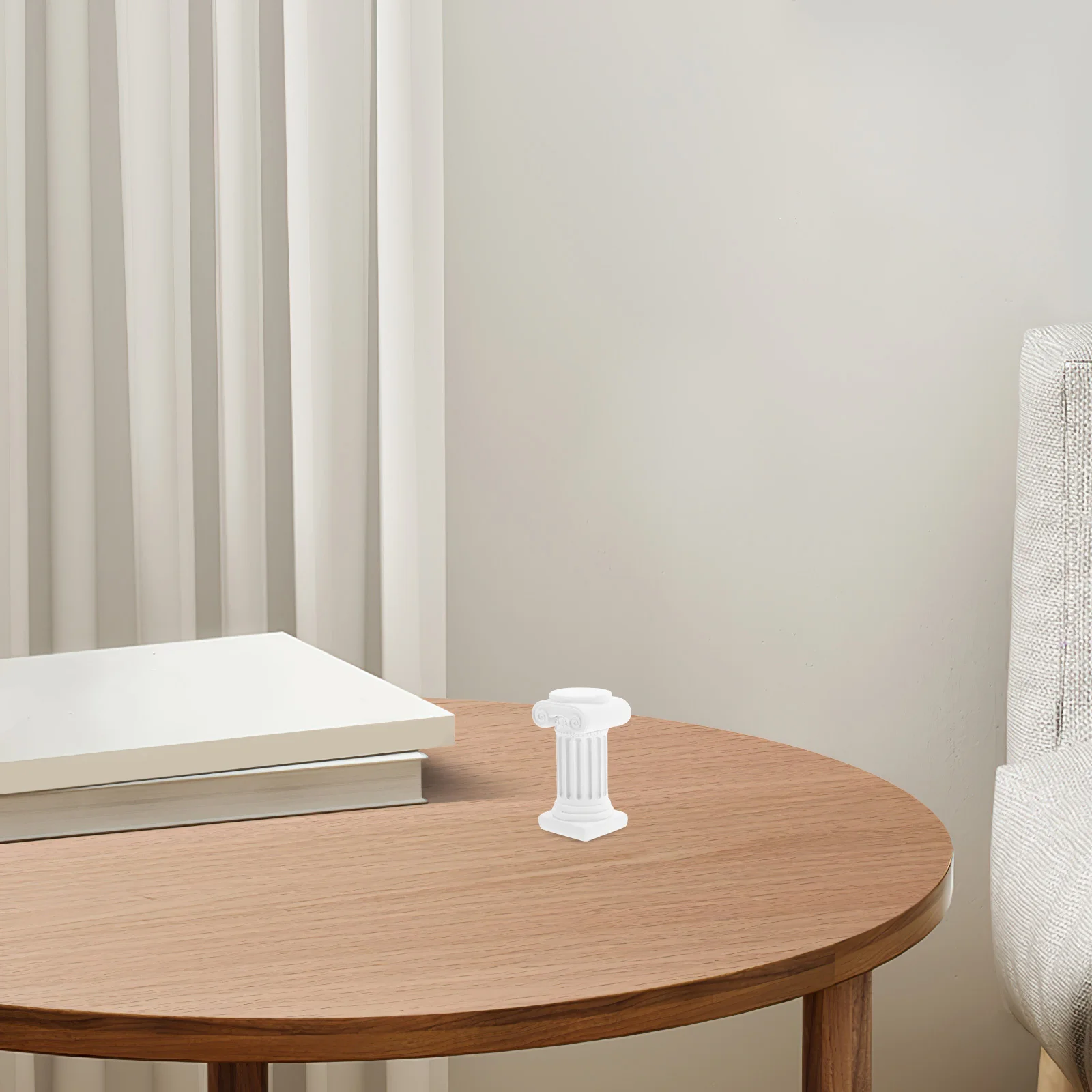 Mini Romeinse pijler realistische vorm oude architectuur tafelblad sculptuur bruiloft Romeinse kolom decor kolom beeldje