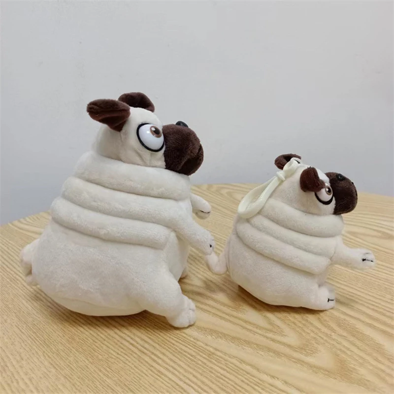 Kawaii Plush Toys 10/14CM Ugly And Cute Sand Dog Sitting Pug Dogs Toy Stuffed Dolls For Kids Children Birthday Gift view 5