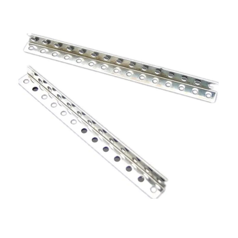 10pcs 45/50/65/75mm 90° Small Right Angle Iron Bar Rod L-shaped Angle Iron Bracket Holders For Toy Model