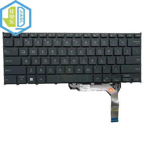 US English Blue Keybcaps Backlit Keyboard For ASUS Zenbook 14X OLED UX3404 UX3404V UX3404VA UX3404VC UP3404 UP3404V UP3404VA