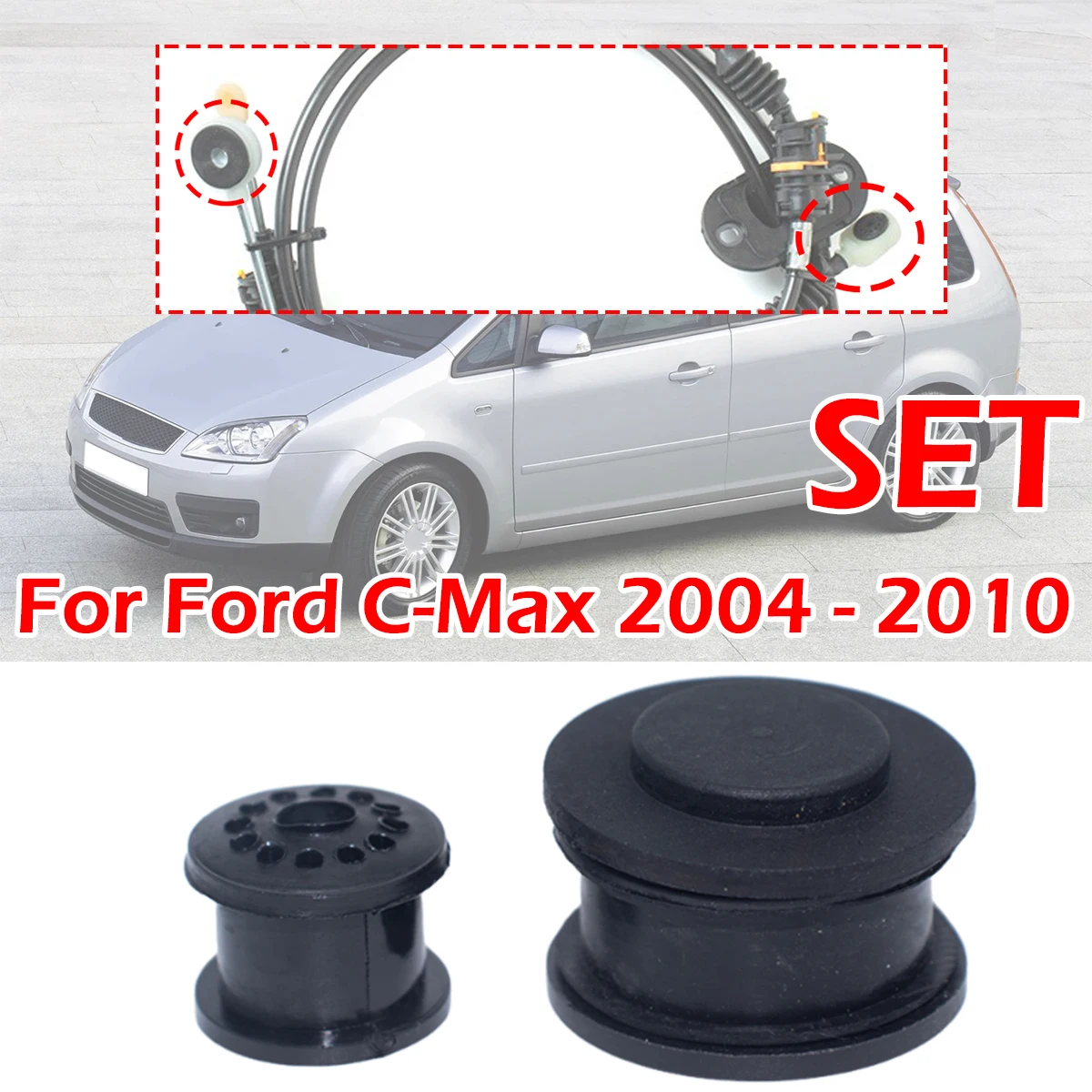 

Gearbox Linkage Cable End Bush Repair Kit For Ford C-Max 2004-2010 MT Pull Head Shifter Lever Wearable Collet Replacement Parts