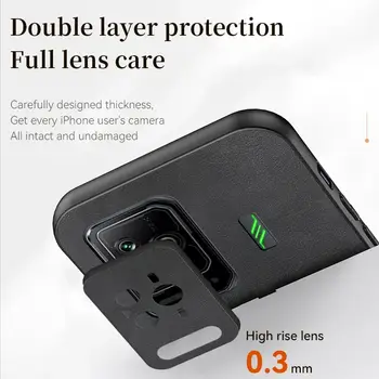 Luxusní ovčí kůže magnetický kožený držák na telefon pro Xiaomi Black Shark 5 Pro Black Shark 4 Pro 3Pro Ochranný zadní kryt 8 nejlepší prodej Xiaomi Black Shark 4 Pro - №4