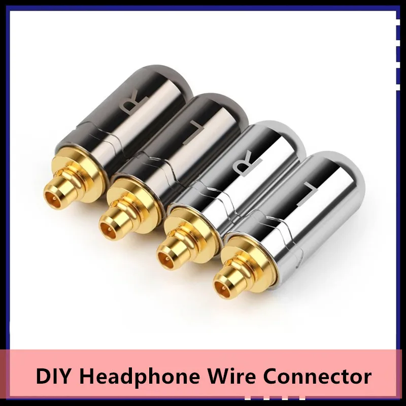 HIFI Headphone MMCX Connector For Shure N5005 N30 N40 W60 846 525 DIY Headphone Plugs Aluminum Alloy Audio Jack Adapter