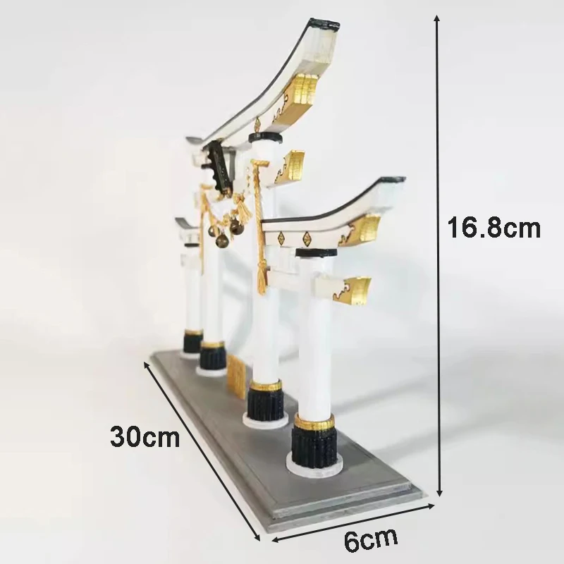 DIY drewniany zestaw miniaturowy Model Mitsumine sanktuarium japońska konstrukcja Casa 3D Puzzle domek dla lalek wystrój domu dla prezenty dla