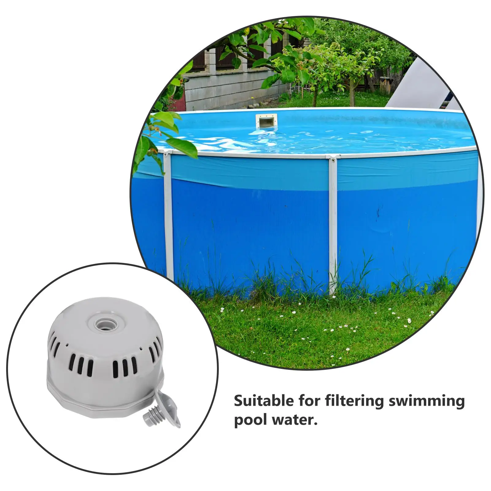Supporto per filtro per piscina Filtrazione ad alta efficienza Durevole riutilizzabile Sostituzione per vasca idromassaggio Spa Filtri Parti per piscina fuori terra Giardinaggio