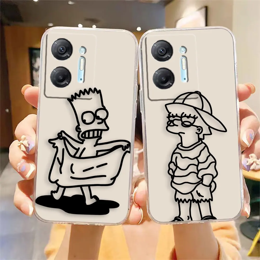 Clear Phone Case For Infinix HOT 9 10 11 12 12i 20 20s 30 30i POVA 2 3 4 PRO PLAY Case Funda Coque Shell Movie The S-Simpsons-S