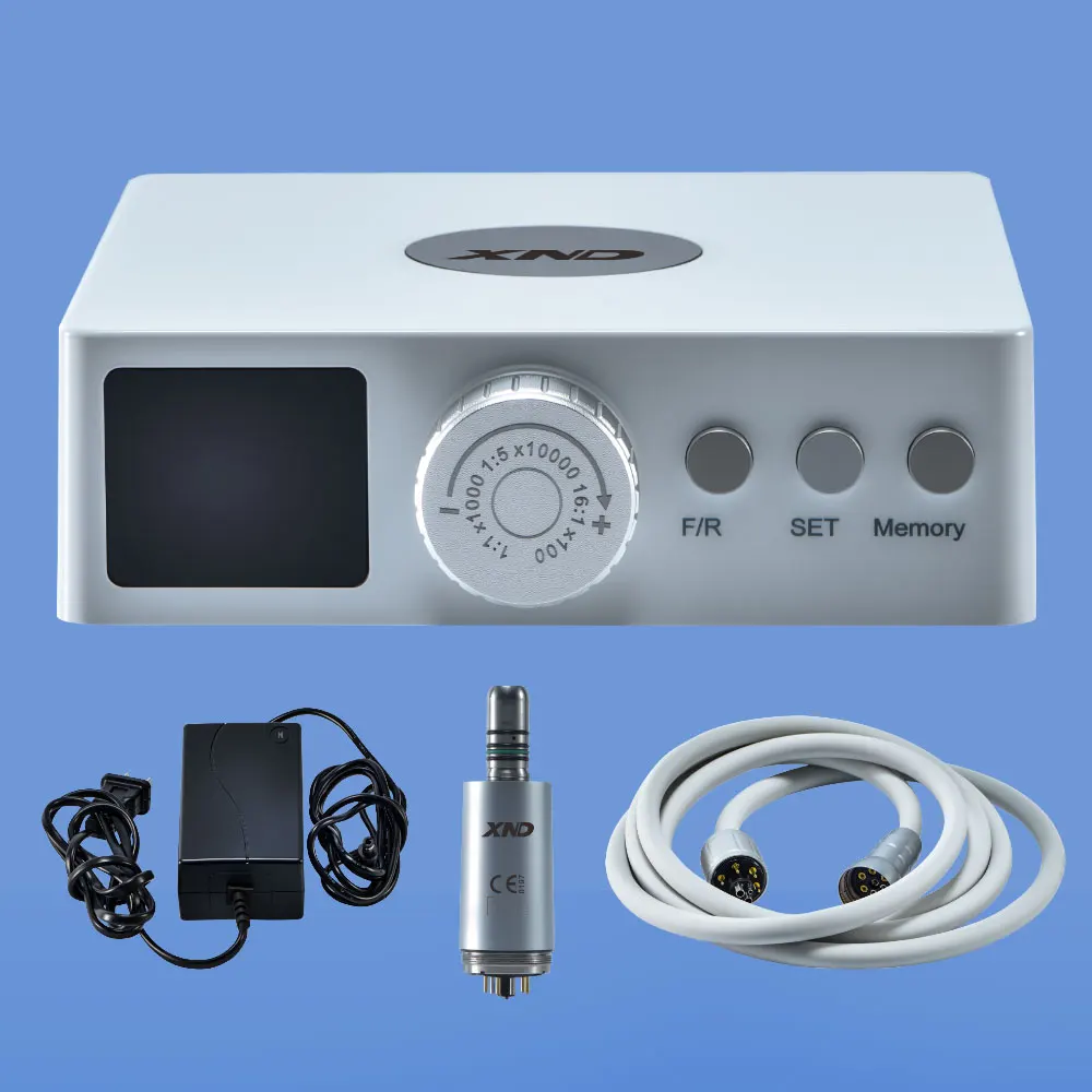 XND Colorful Dental Electric Motor LED Light Brushless Micro Motor ISO International Universal Interface 2 or 4 Holes E-tyle