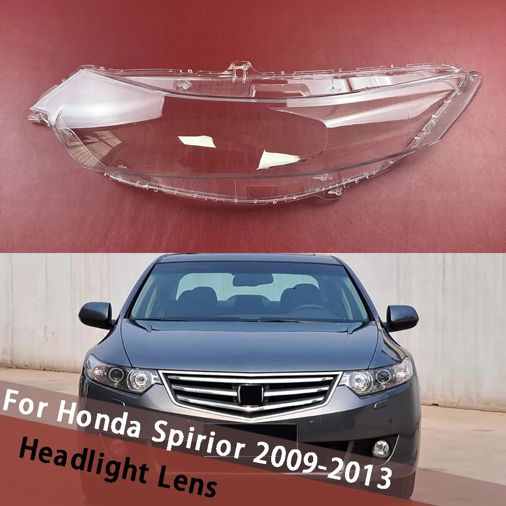 For Honda Spirior 2009 2010 2011 2012 2013 Transparent Headlamp Shell Front Headlight Broken Aging Replaces Original Lampshade
