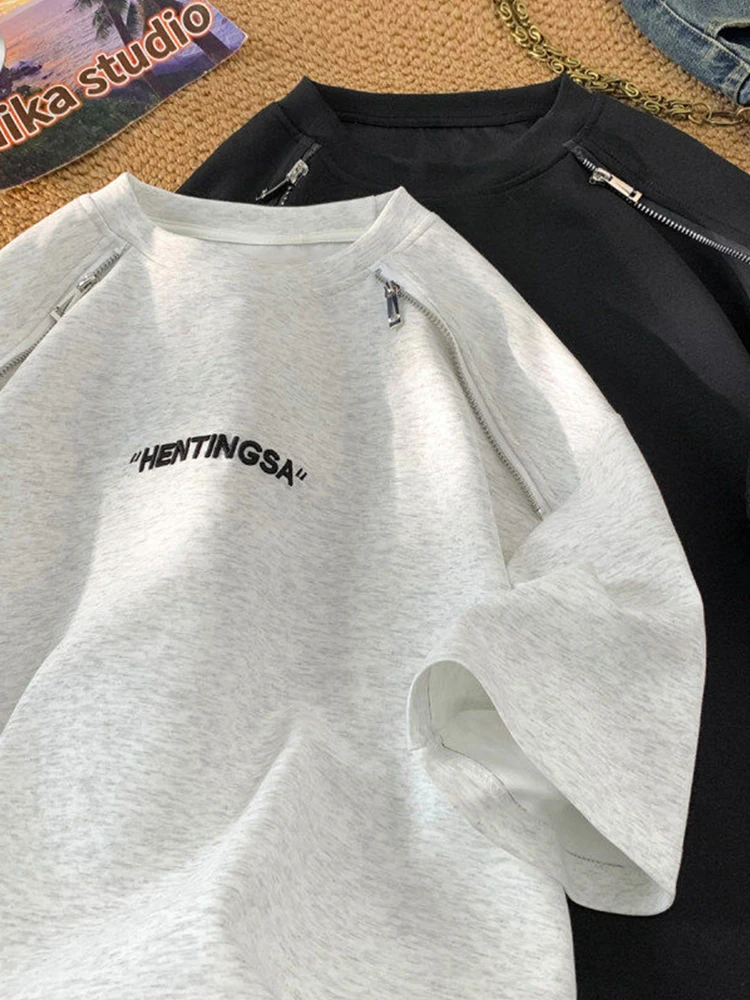 

Mamba Cotton ort Sve T-irt Men's Casual Loose Fit Summer Faion Brand Design Embroidered Lettering Streetwear Top