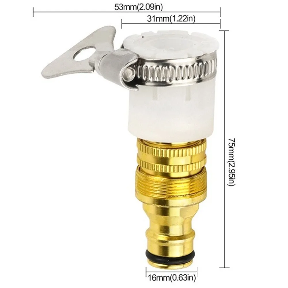 Nuevos adaptadores universales para grifo de manguera, 15-23mm, 3 en 1, 1 Juego de conectores para grifo, práctico conector para grifo, herramientas de jardín