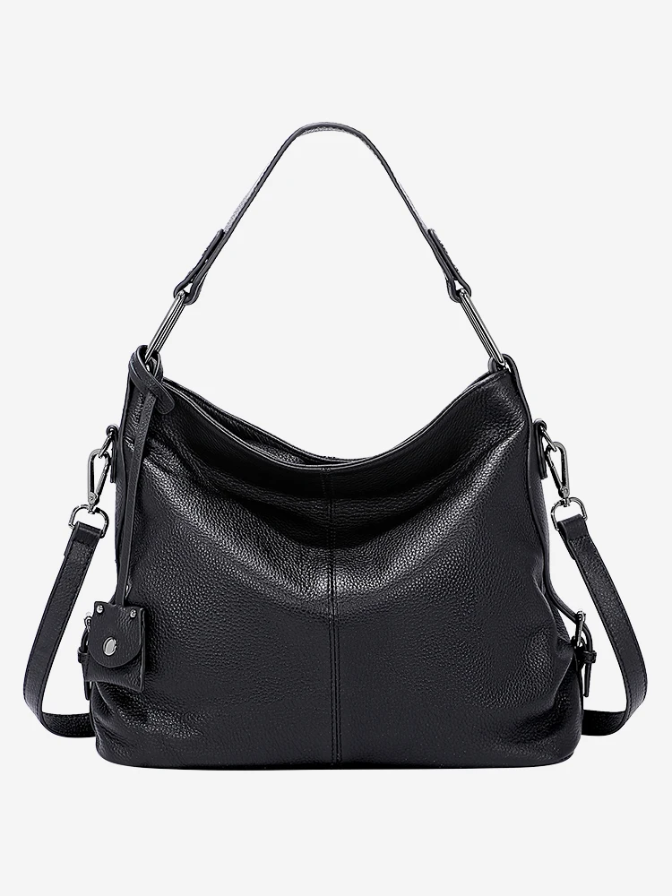

DOLEESUNE Women's Fashion Trend Hobo Bag 100% Leather Multifunctional Shoulder Crossbody Bags Female Casual Purses and Handbags