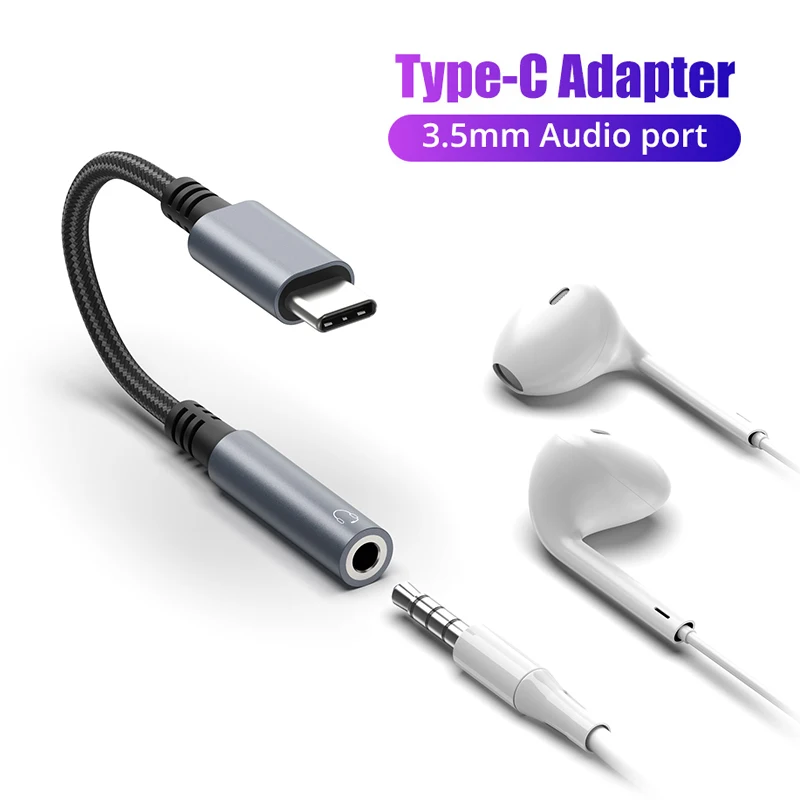 Original USB C auf 3,5 mm weiblicher Kopfhöreranschluss-Adapter Typ C auf Aux Audio Dongle-Adapter für iPhone 15, iPad, Samsung Galaxy Pixel