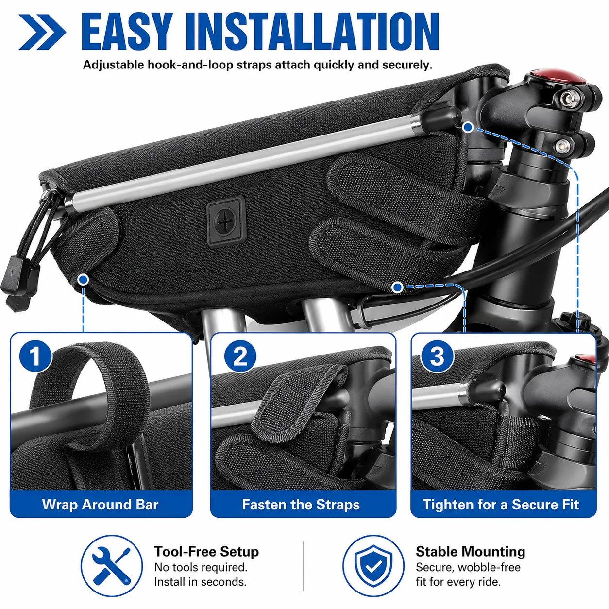 For EXC EXC-F XC-W TPI Six Days 2020 2021 2022- Motorcycle Accessories Waterproof Bag Storage Handlebar bag Travel Tool bag 3