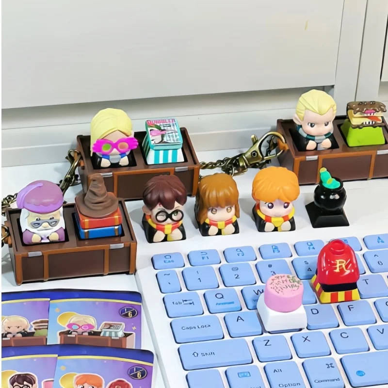 Nuevo y genuino marca Harry Potter nueva serie Time-Turner Keycap caja sorpresa colgante adorno periférico regalo práctico caliente