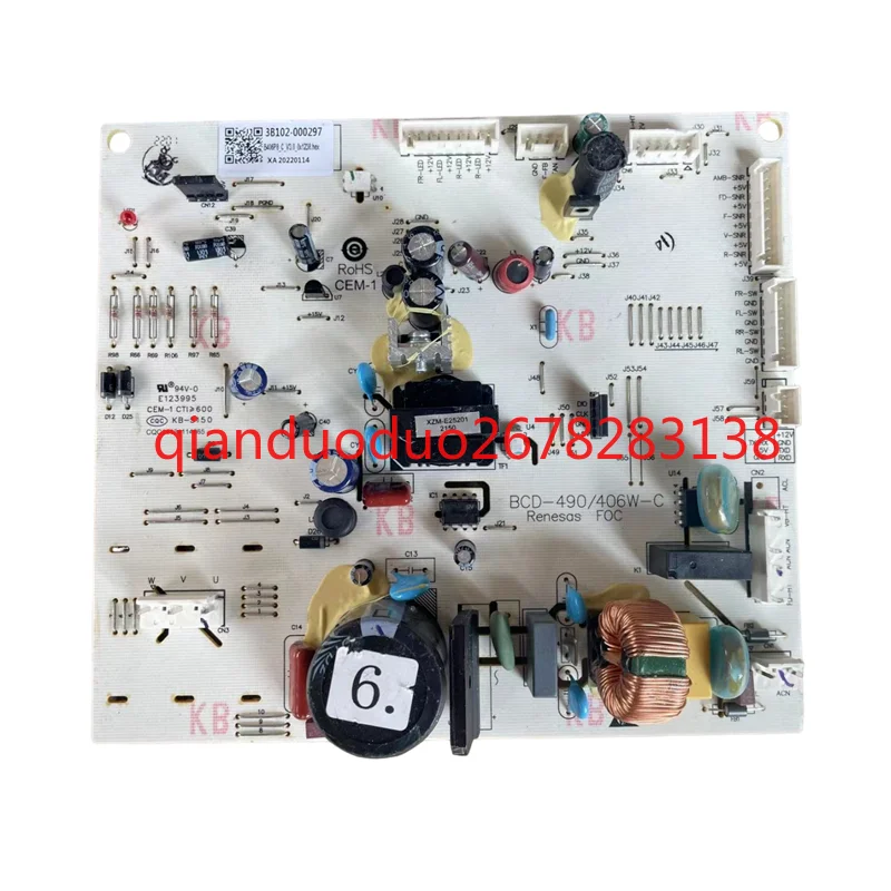 

Подходит для компьютерной платы холодильника TCL R406T5-U 3B102- 000297 основная плата