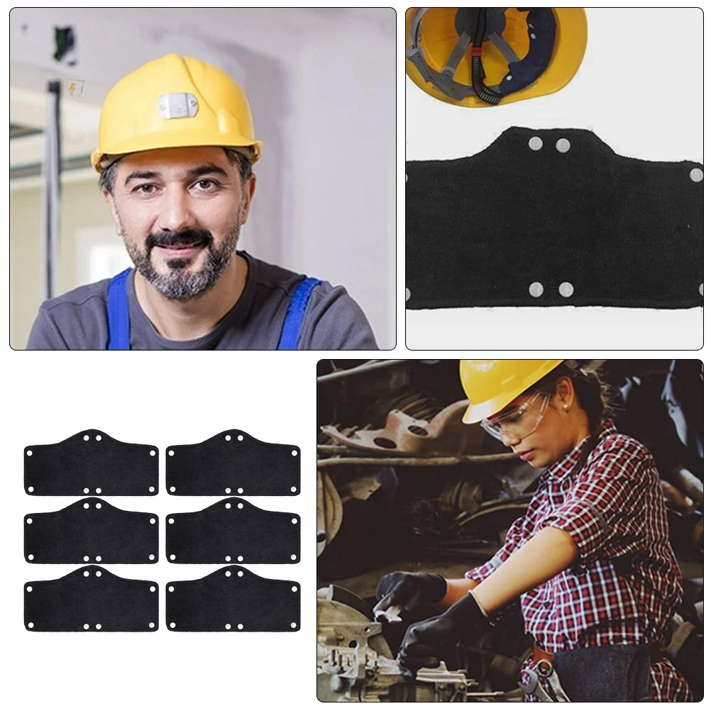 6 Pcs Hard Hat Sweatband Washable Lining Absorb Worker Bands Safety Liner