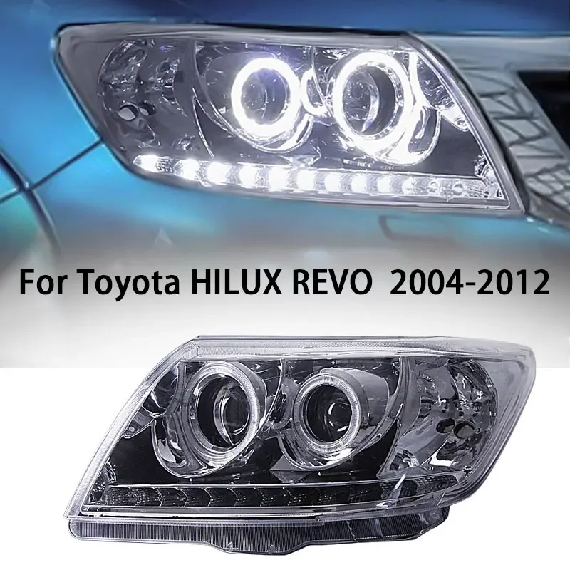 

Передняя фара автомобиля для Toyota Hilux Vigo Фара 2004 ~ 2012y Светодиодные DRL Автомобильные аксессуары HID Xenon Vigo Hilux Противотуманные фары