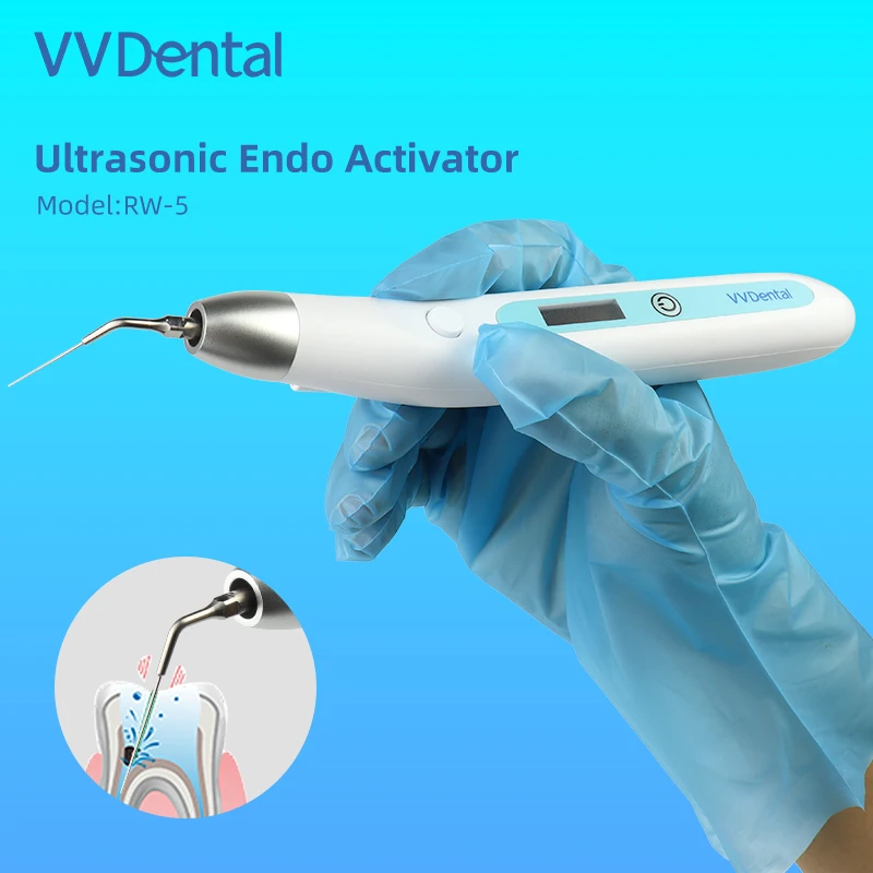 VV Professional Dental Sonic Endo Irrigator, Endo Activator for Root Canal Calcified Stain Removal Clinic Use