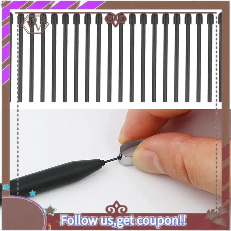 ABBG (20 шт.) Наконечники/наконечники для маркеров для замечательного 2, сменные мягкие наконечники/наконечники для стилуса, черные