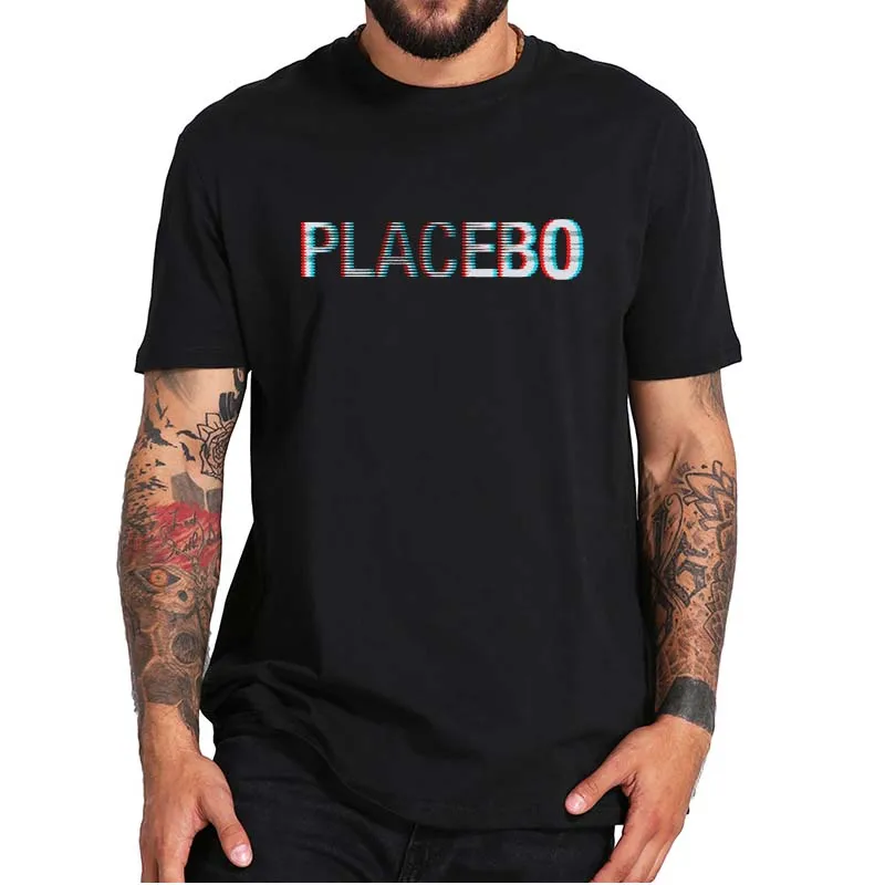 Placebos Band Never Let Me Go New Album 2022 T-Shirt Alternative Pop Rock Music Classic Tee Shirt 100% Cotton EU Size