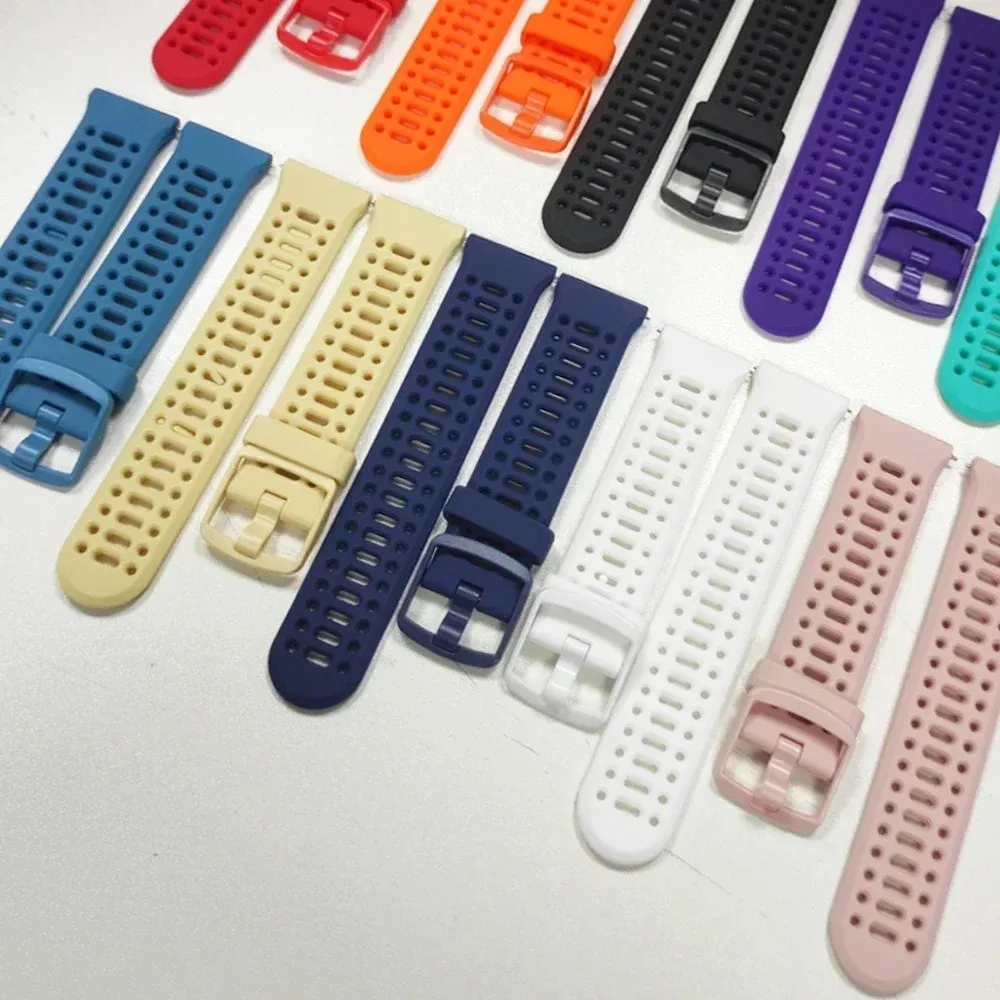 COROS PACE 2 3/APEX 2 Pro/APEX Pro/APEX 42mm 46mm VERTIX 소프트 밴드 통기성 다공성 캔디 컬러용 실리콘 스트랩