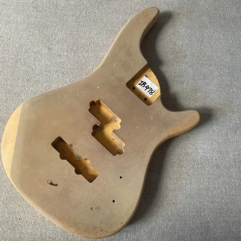 IB478 Custom Order 4 or 5 String Electric Bass Body Solid Wood+Plywood  PJB Pickups Replace Right Hand DIY&Replace Part