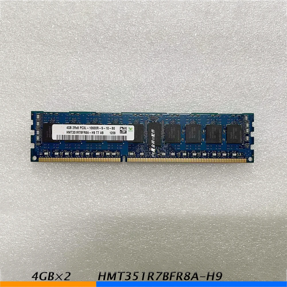 2PCS HMT351R7BFR8A-H9 4G 2RX8 PC3L-10600R 1333 DDR2 RECC For SKhynix Server RAM