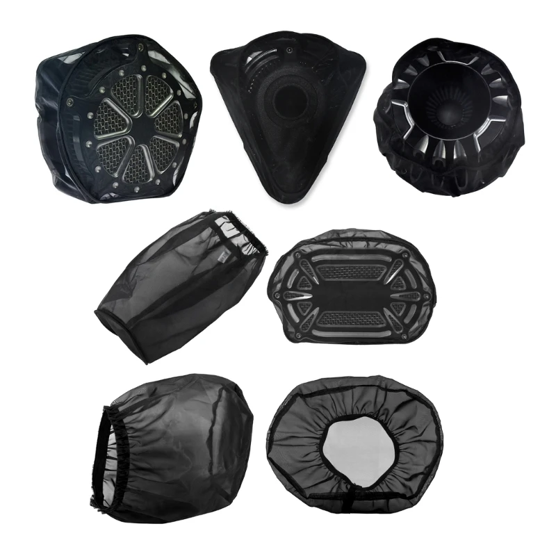 

SZCH Motorcycle Air Filter Rain Sock Protective Cover Waterproof Fit for Motorbike Air Cleaner Cover