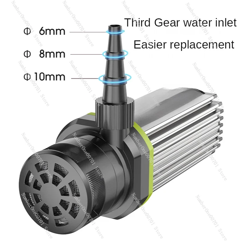 For 12Vdc/3A 15M High Lift Mini Water Pump Lift for Cutting Machine Flow Adjustable Submersible Self-priming Micro Machine Pump