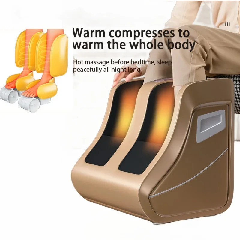 

Foot & Calf Massager Heat Plantar Fasciitis Relief Circulation Shiatsu Deep Kneading Compression Adjustable for Women and Men