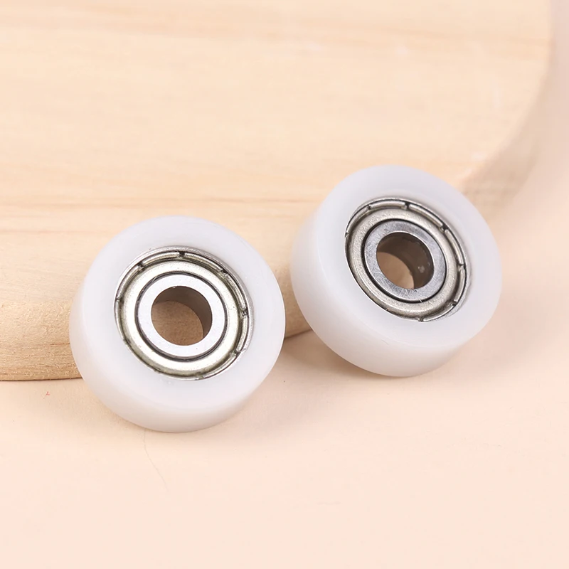 1pc 5*17*6mm Nylon Plastic Roller Guide Wheel 695zz Bearing Wheel POM Drawer Window Door Pulley Roller Home Hardware Accessories