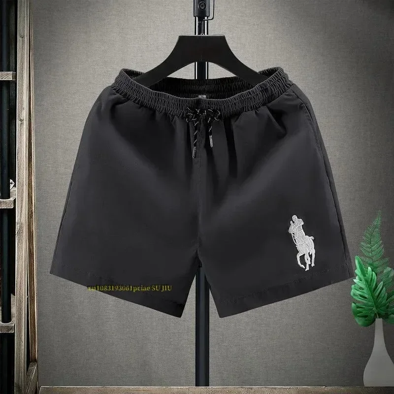Pantalones cortos de alta calidad para hombre, pantalones cortos de verano, pantalones de punto, pantalones de playa simples de secado rápido, pantalones cortos deportivos, pantalones cortos de moda para hombre de otoño
