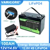 VariCore 12.8V 100AH ​​LiFePO4 배터리 12V 리튬 철 인산염 배터리 골프 카트 용 6000 사이클 자동차 라이터 태양 광 골프 카트 2