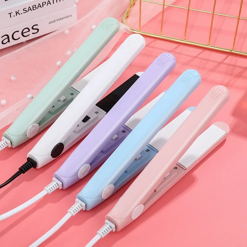 1pcs Electric Splint Hair Straightener Hot Air Comb Brush Hair Styling Straight Curling Dual-Use Hair Dryer Bangs Straightener