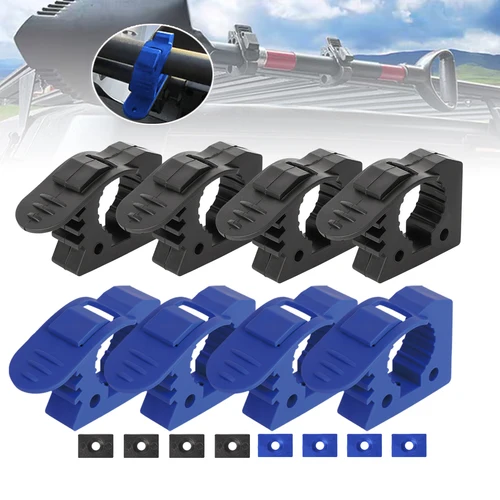 Soporte de pala para portaequipajes, soporte de kit de montaje con abrazadera de goma, kit de montaje en pared para camión, accesorios para portaequipajes todoterreno