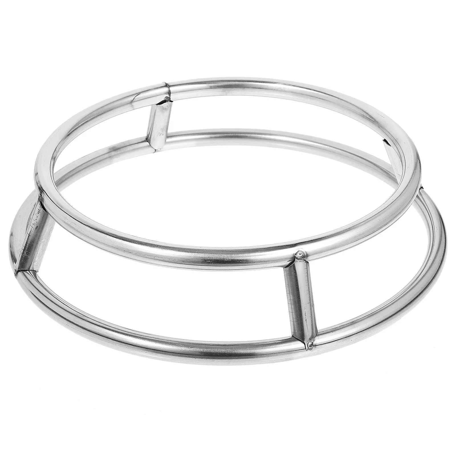 

Universal Fit Pot Rack Stainless Steel Stove Stand for Round Bottom Pots Non-Slip Countertop Holder Outdoor Bbq Grill Camping