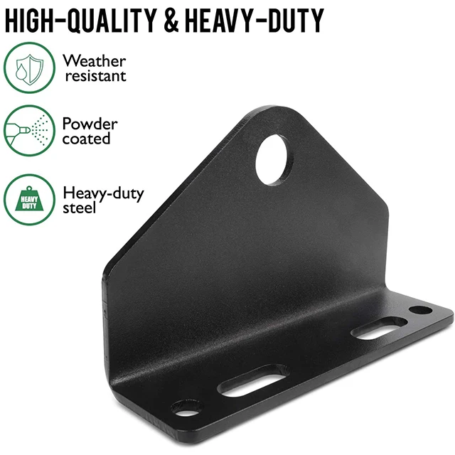 وصلة مقطورة عالمية شديدة التحمل - 3/16 بوصة من الفولاذ السميك والمتين - حامل وصلة مقطورة 3/4 بوصة #6