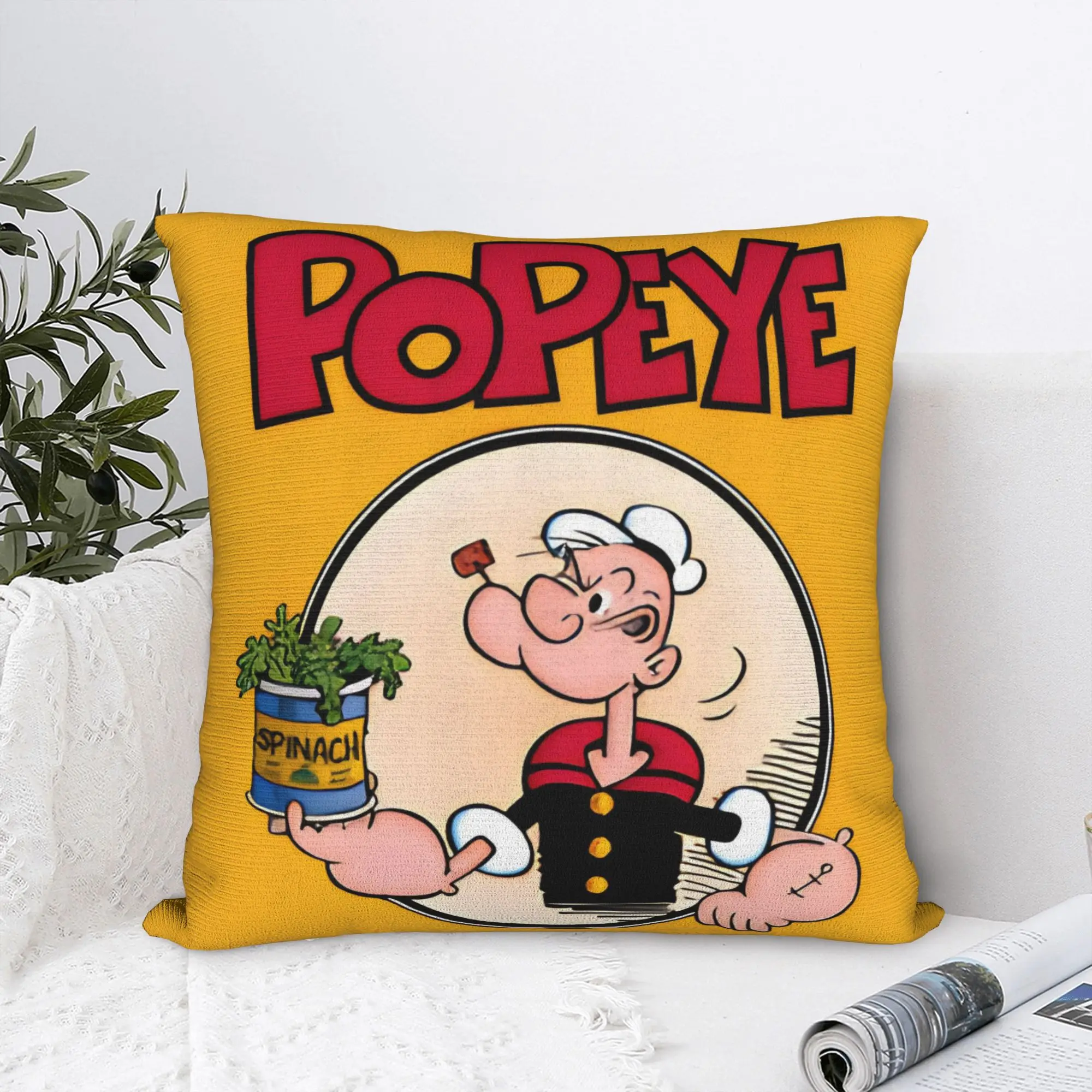 Bluto and Olive Oyl Pillow Case  Comfy Pillow Cover For Living Room Sofa Novelty Cushion Cover