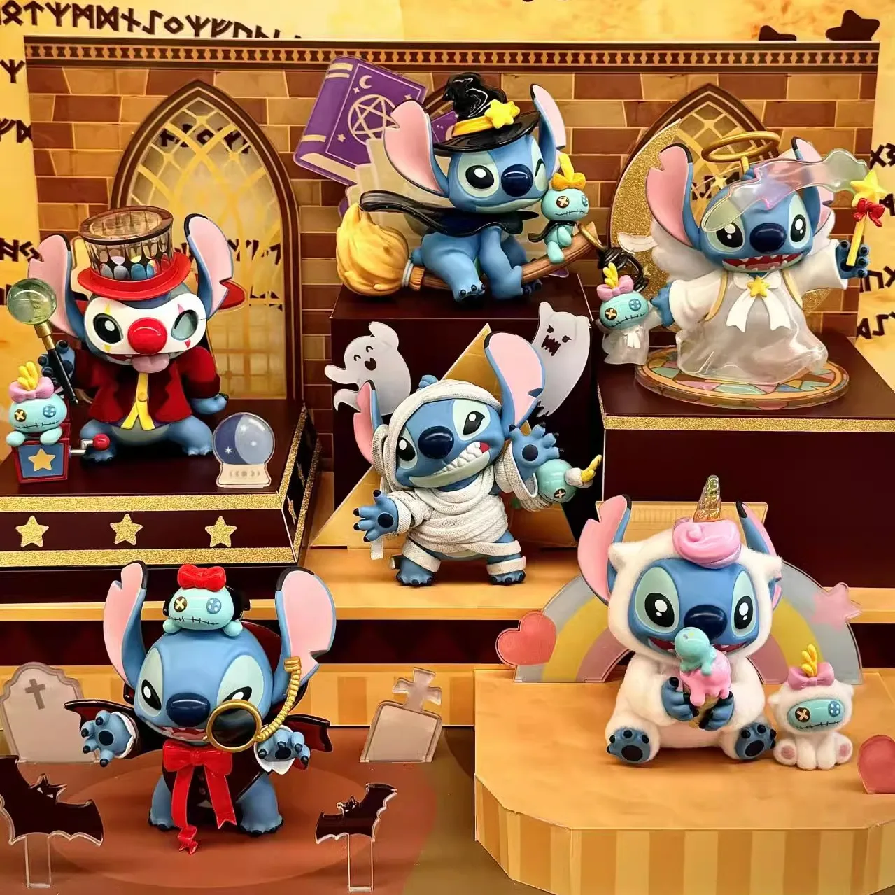 New Stitch Blind Box Weird Diary2 Series Anime Figures Mystery Box Collectible Cute Pvc Statue Doll Children Birthday Present