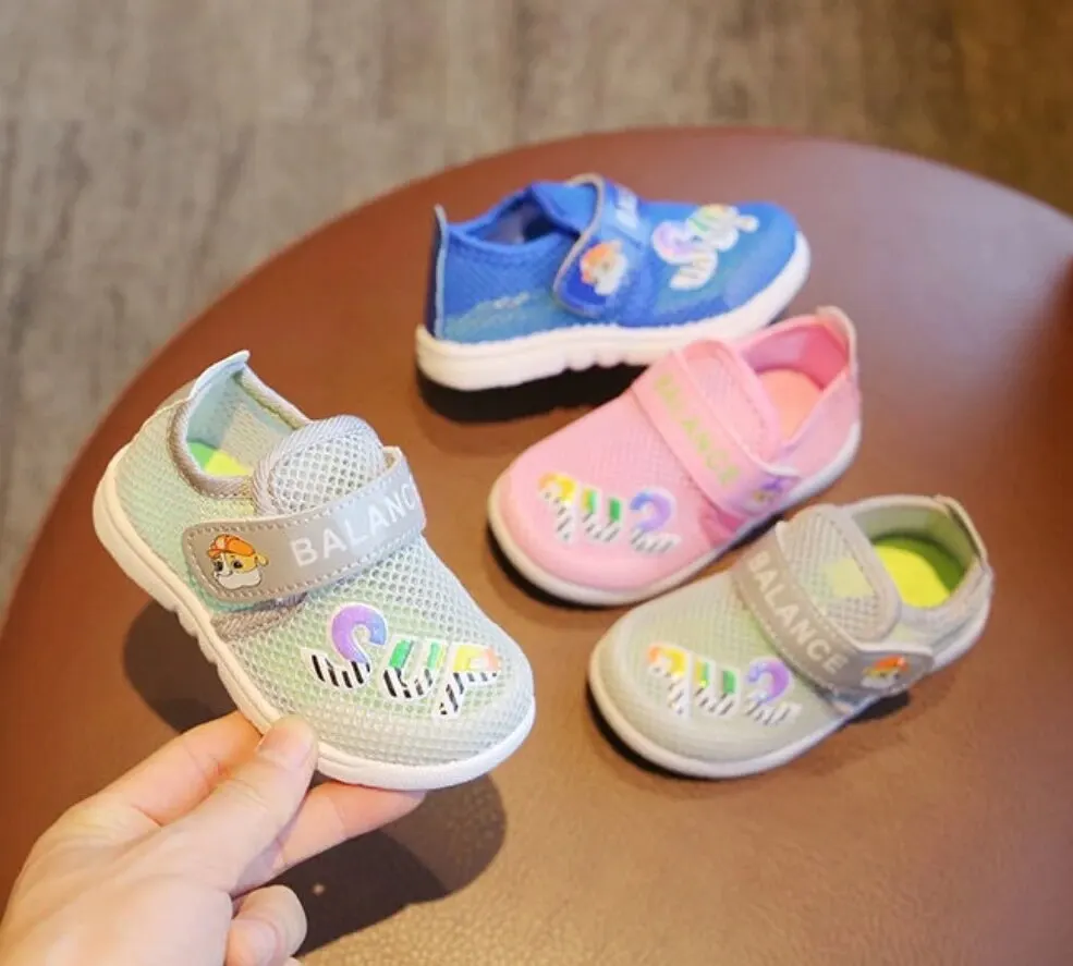 Summer Breathable Soft-soled Non-slip Sports Toddler Shoes for Babies Aged 0-1-3 Years Old