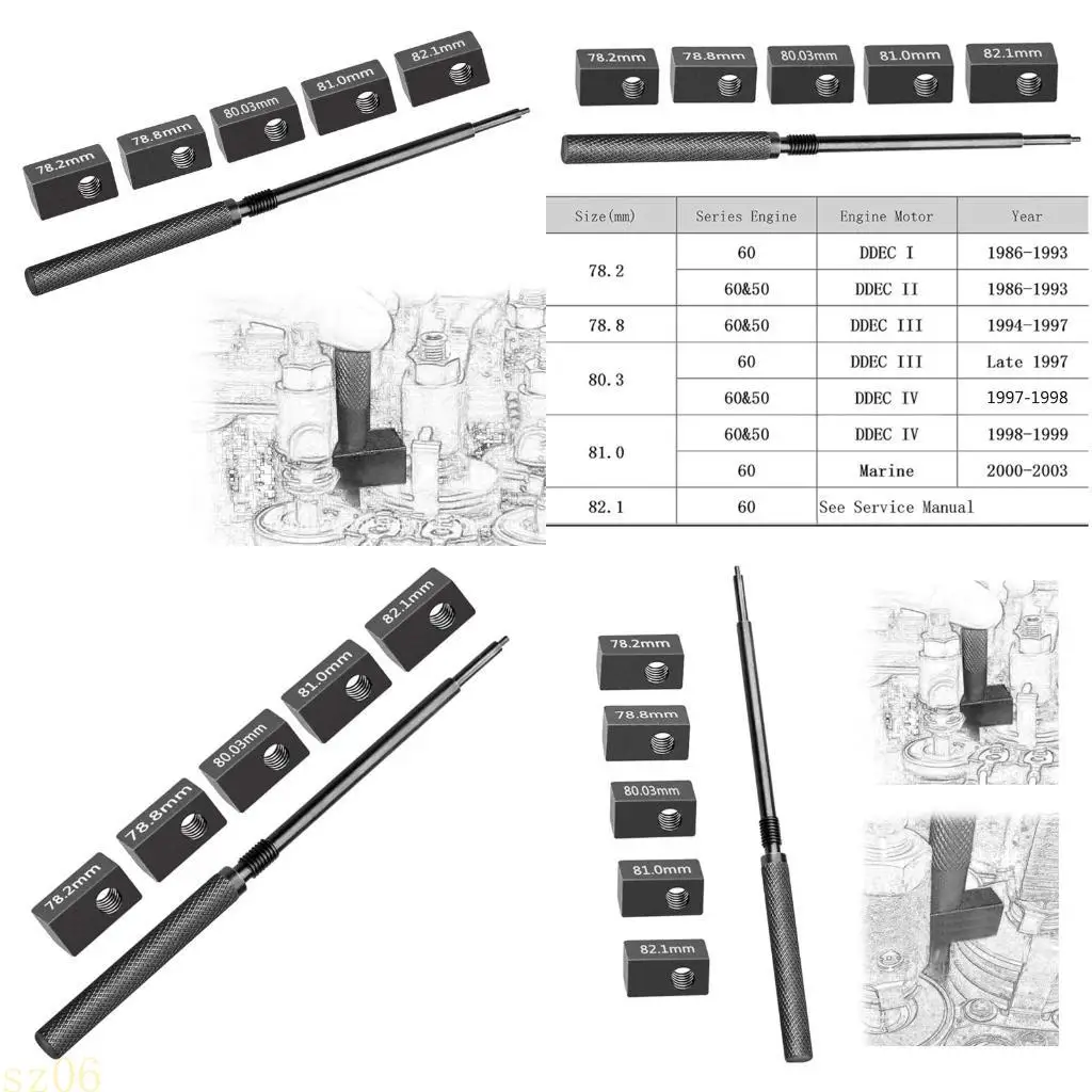 

Q2Q4 Injector Height Gauge Kits for Diesel Engine 60 3350 J-45002 J-39697 J-42665 J-1853 J-42749 J-1242