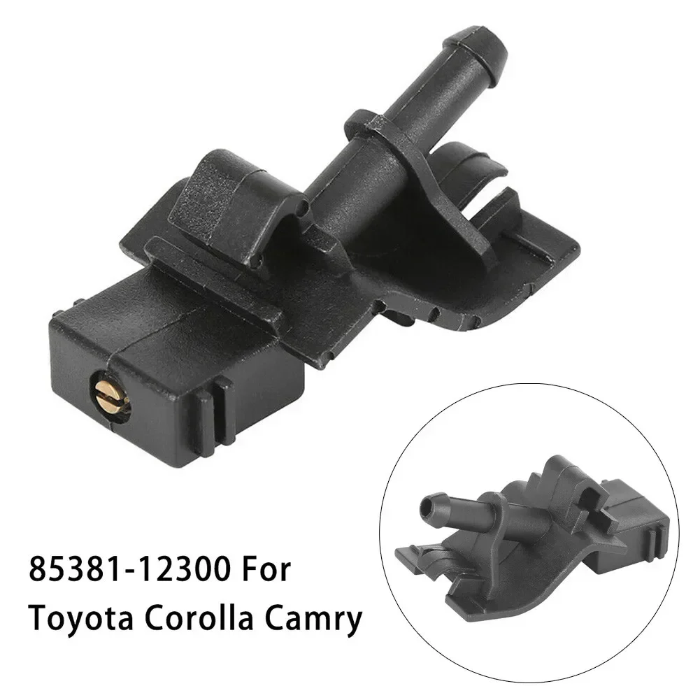 2pcs 85381-12300 Car Front Windshield Washer Nozzle Jet Spray For Toyota Corolla Camry Washer Outlet Wiper Nozzle